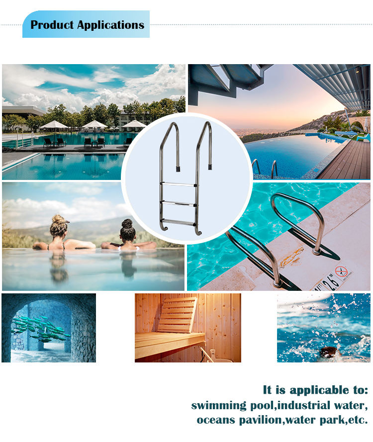 Pool Ladder Inground Swimming Pool Ladders With Stainless Steel Design